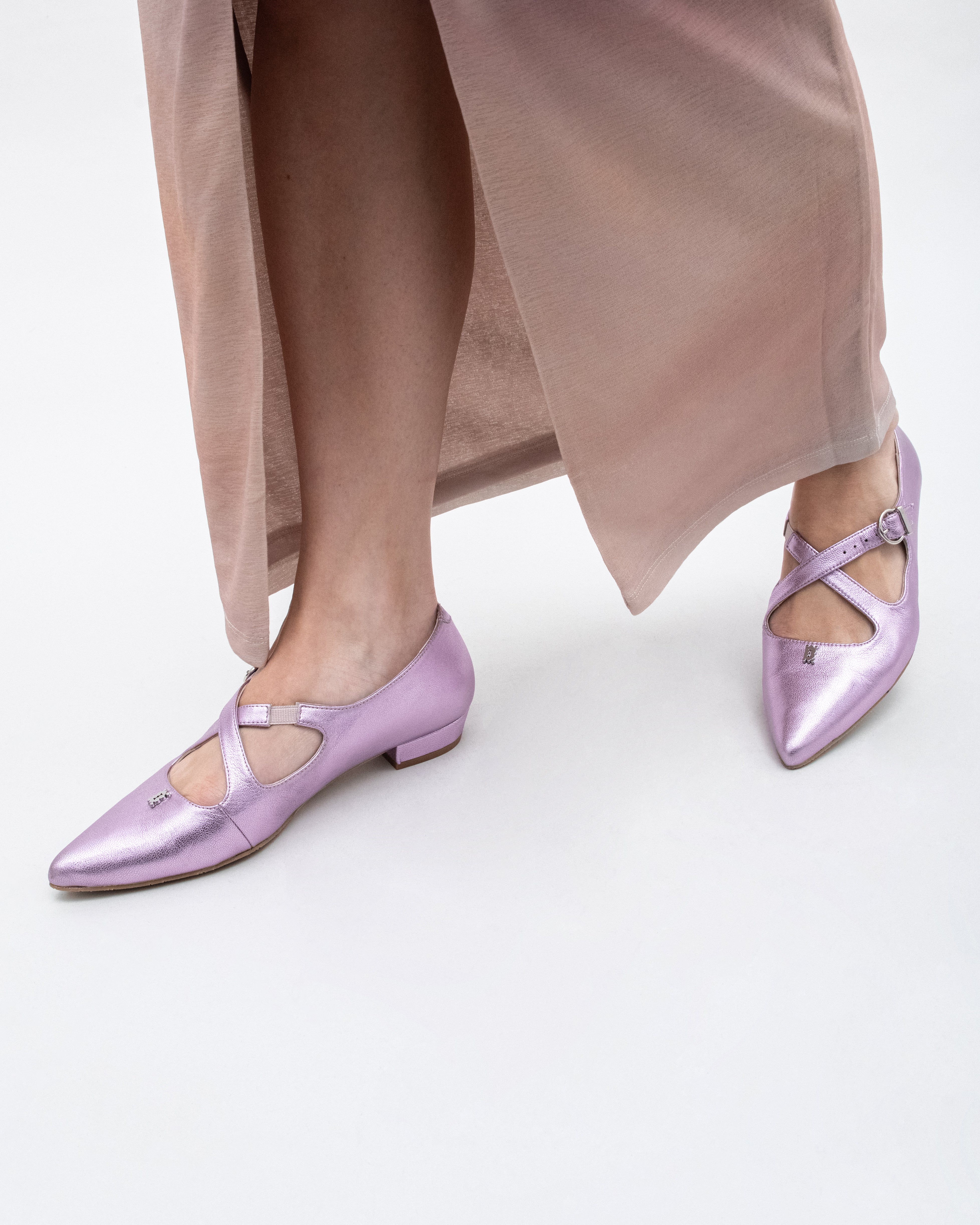 Crop Lilac Metallic