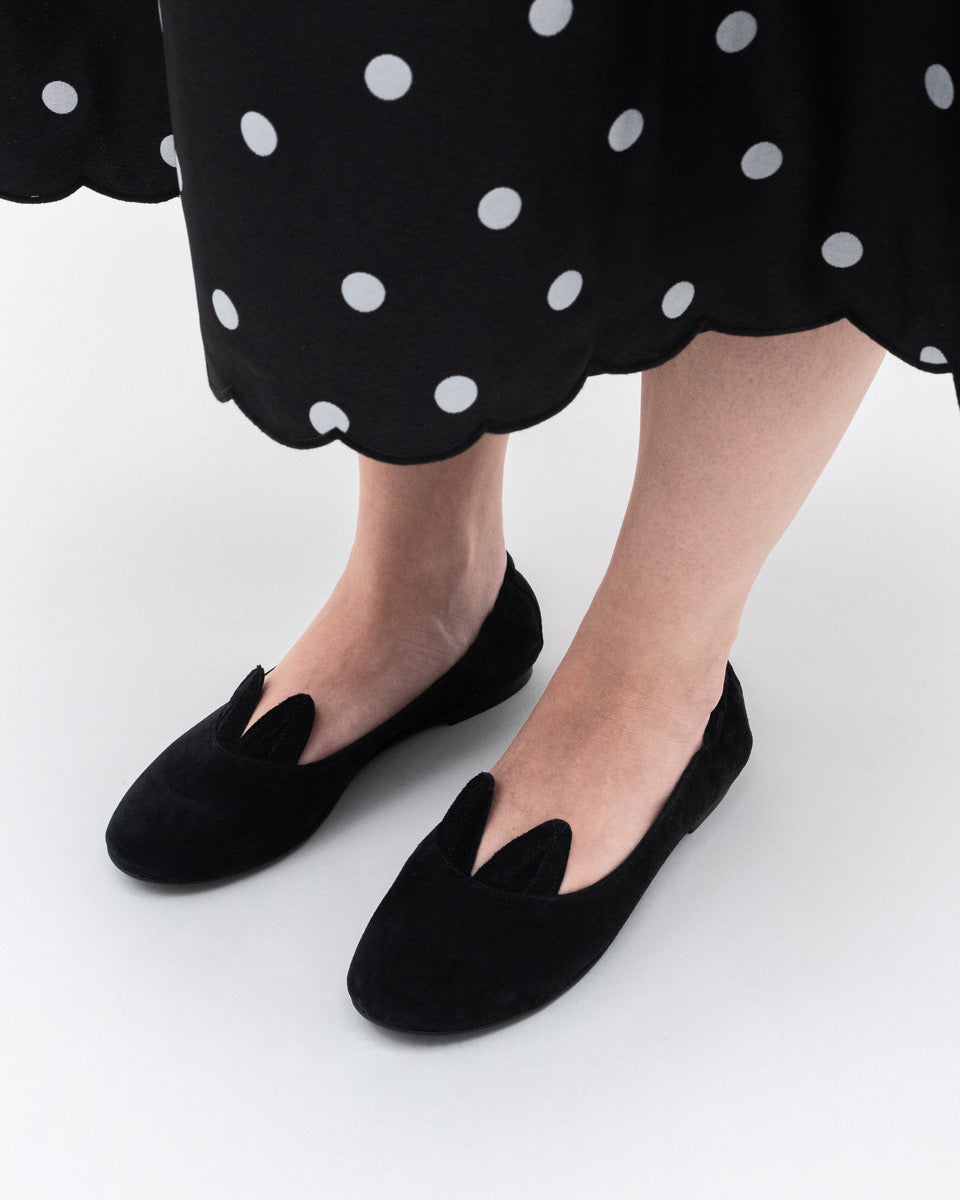 Selina Black Suede