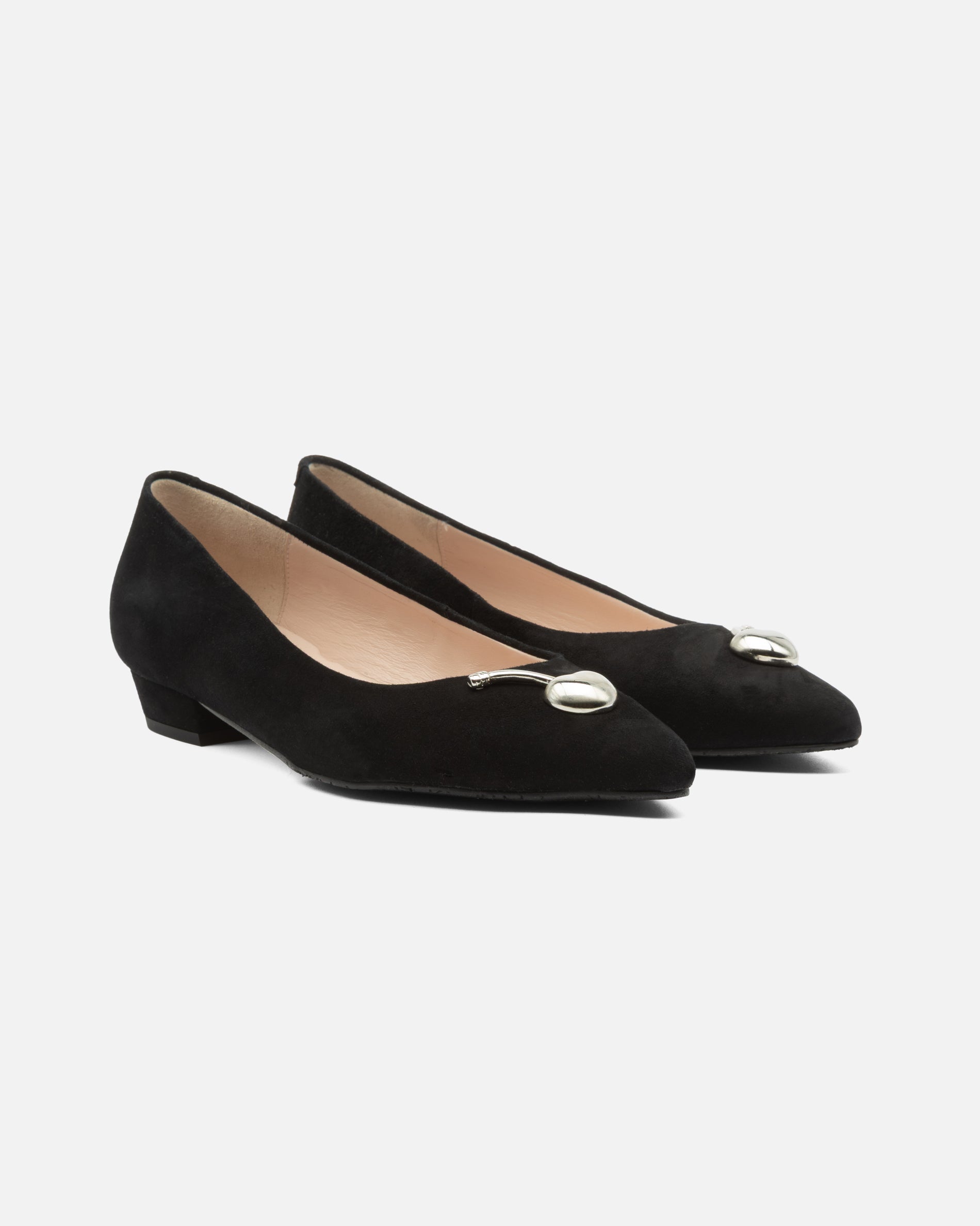 Devi Black Suede