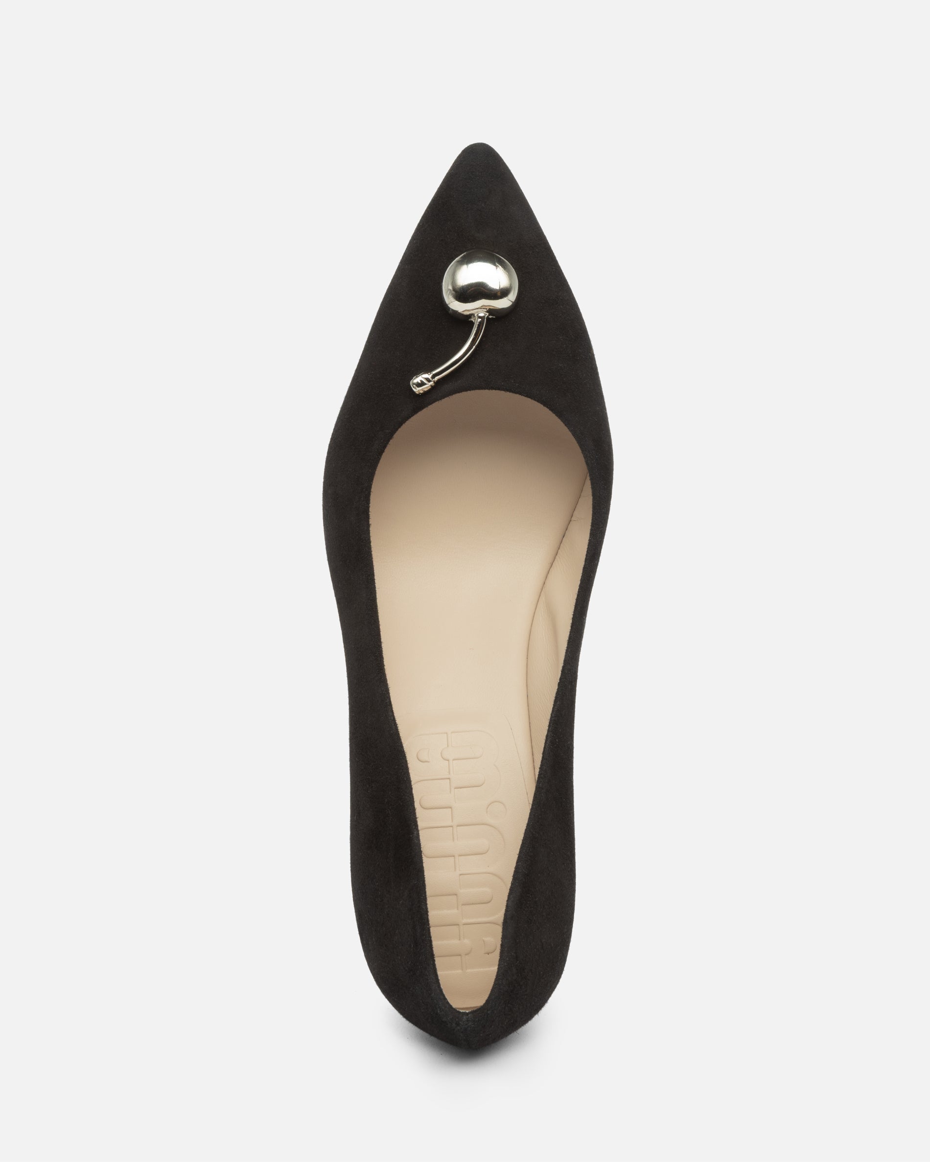 Stone Black Suede