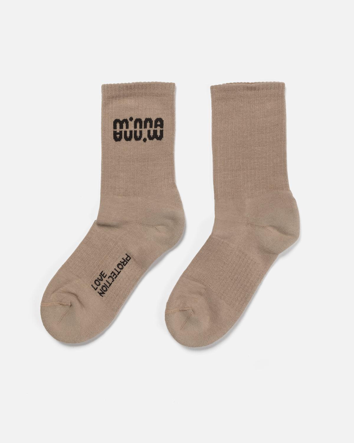 LOVE PROTECTION Beige Socks