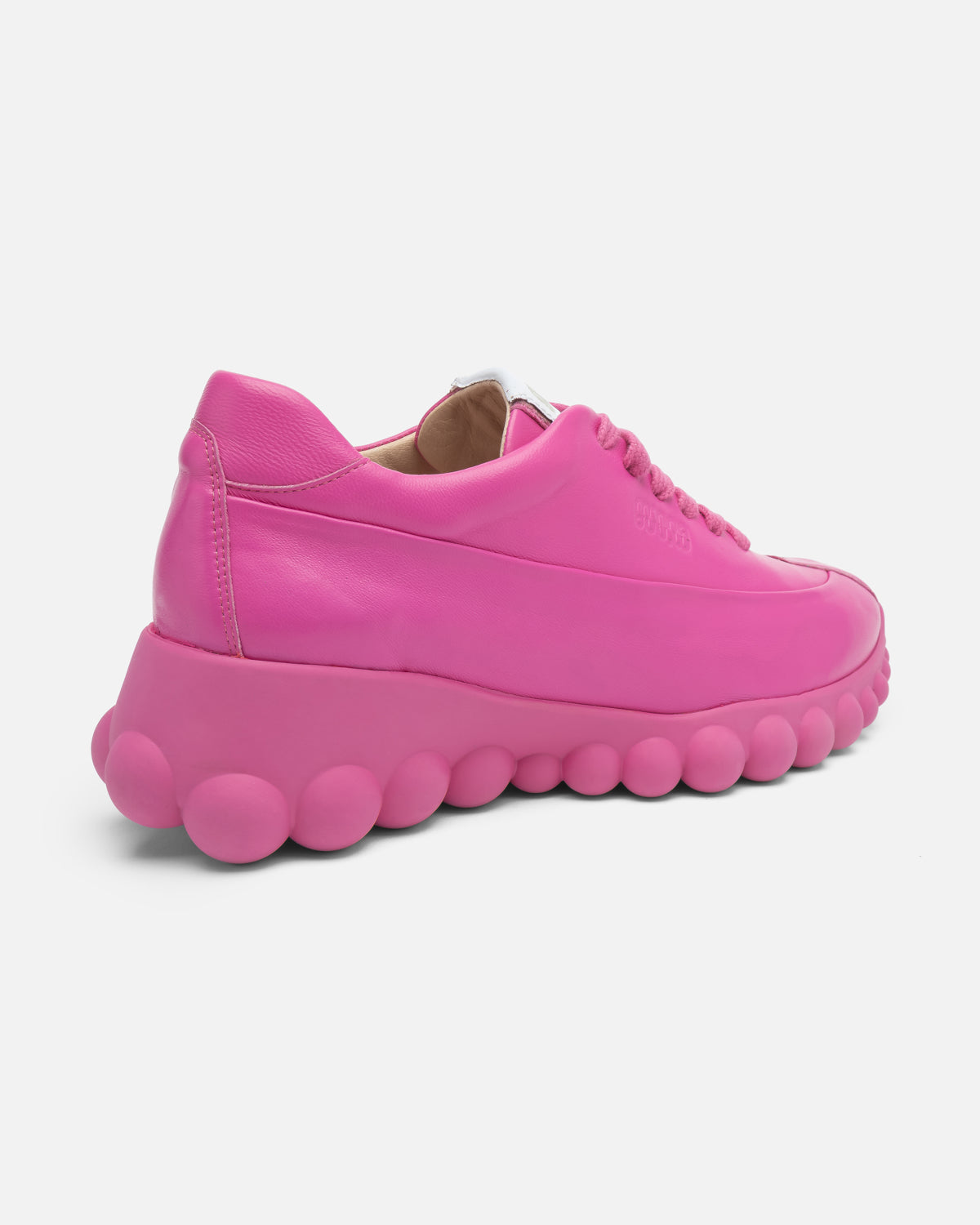 Mother-Of-Pearl Hot Pink Leather