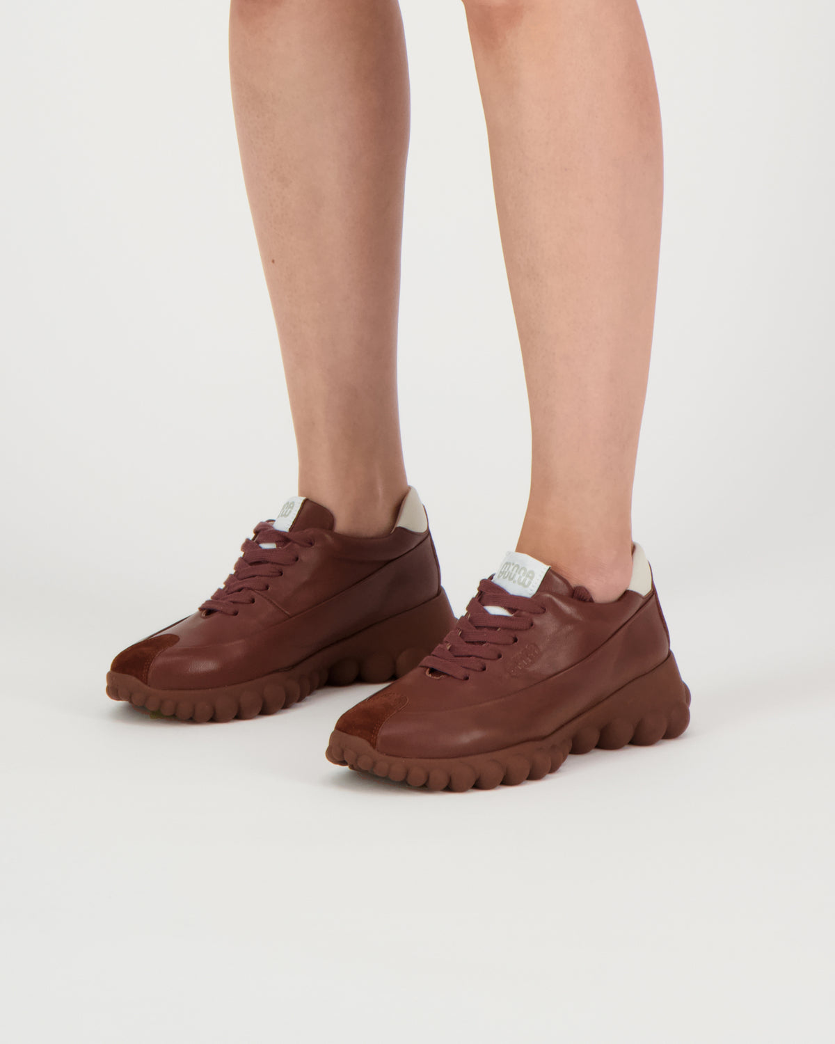 Mother-Of-Pearl Chocolate Leather