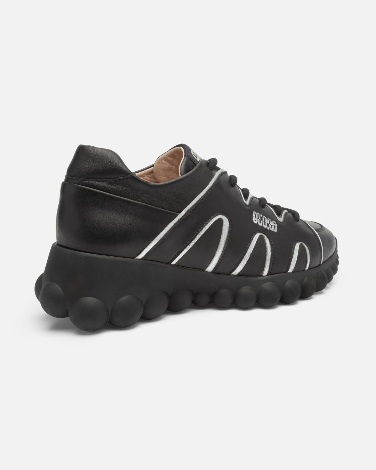 Chain Reaction Black Leather