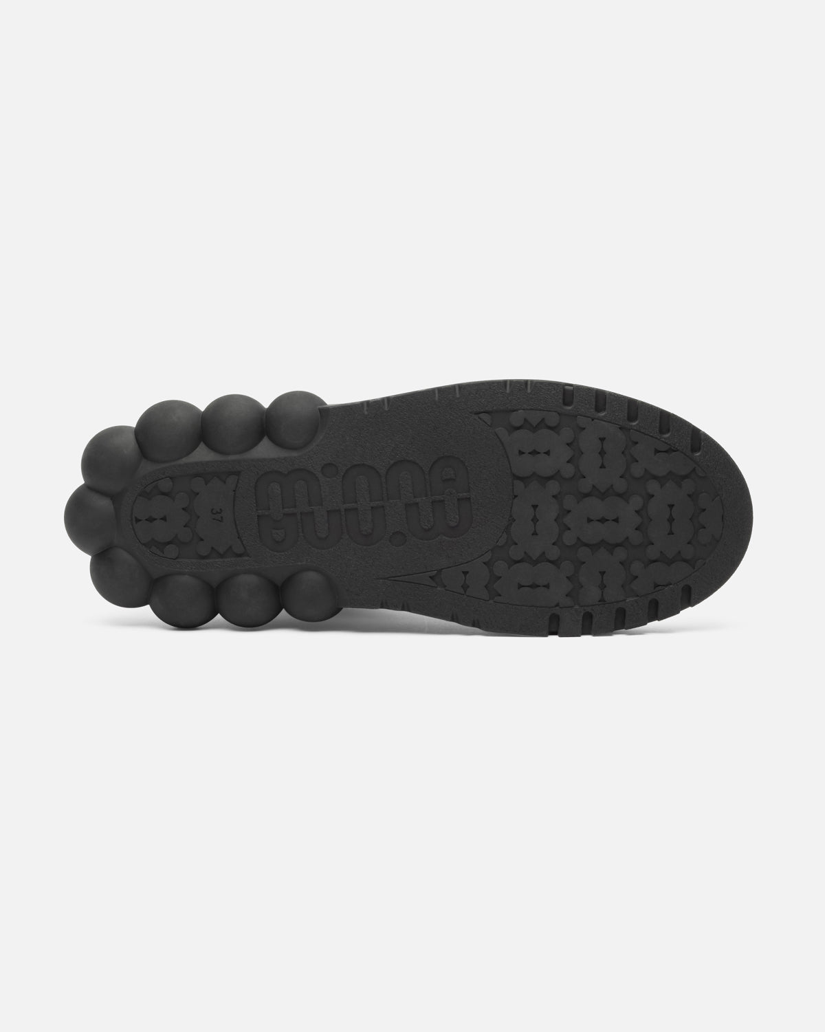 Oyster Black/White Leather