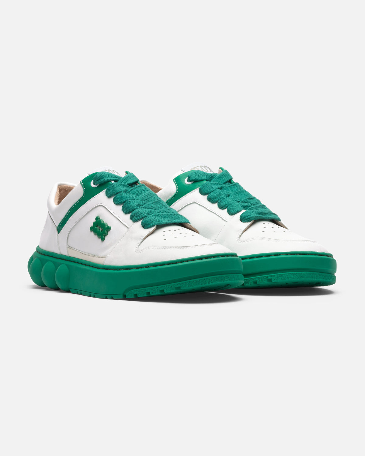 Oyster Emerald/White Leather