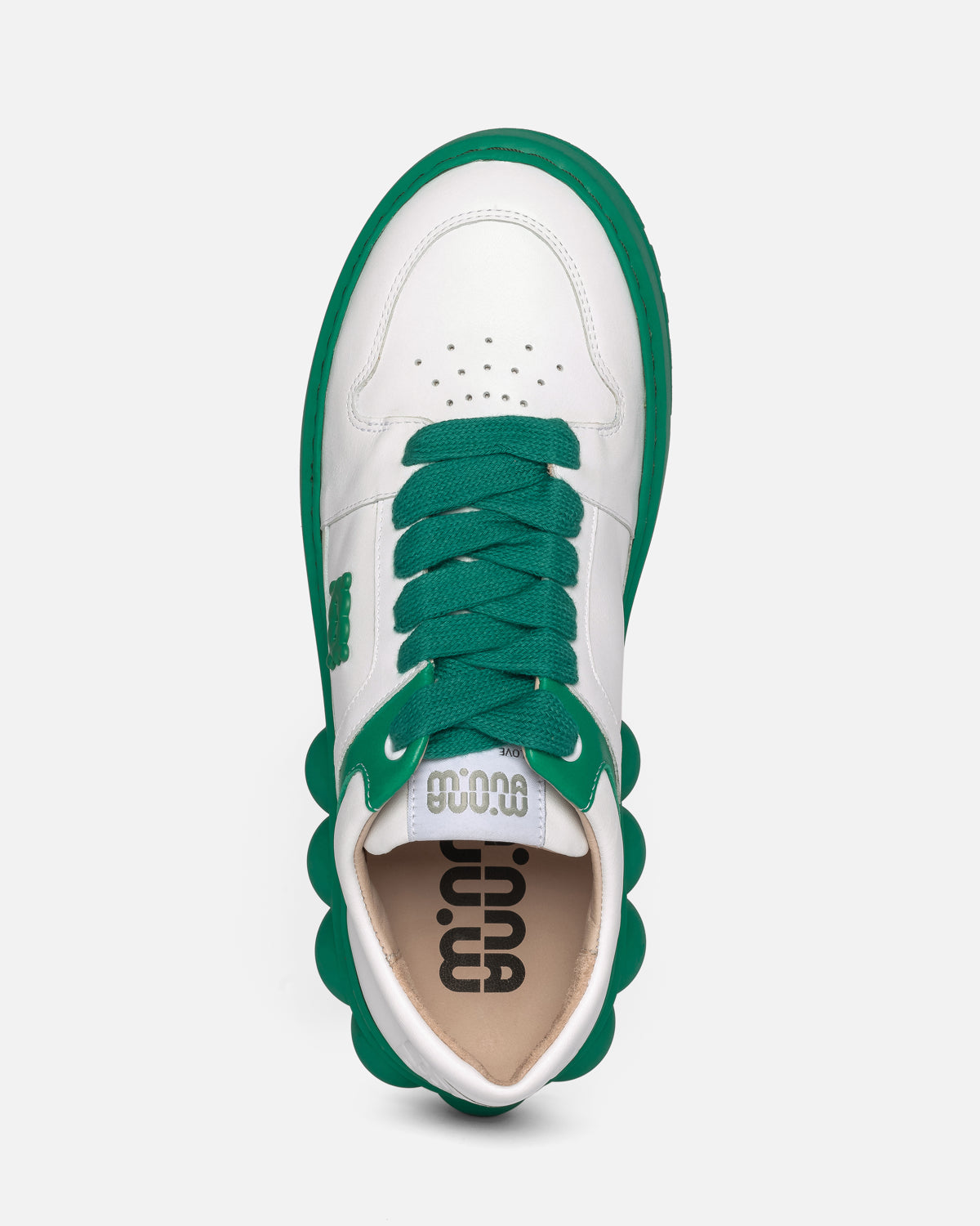 Oyster Emerald/White Leather