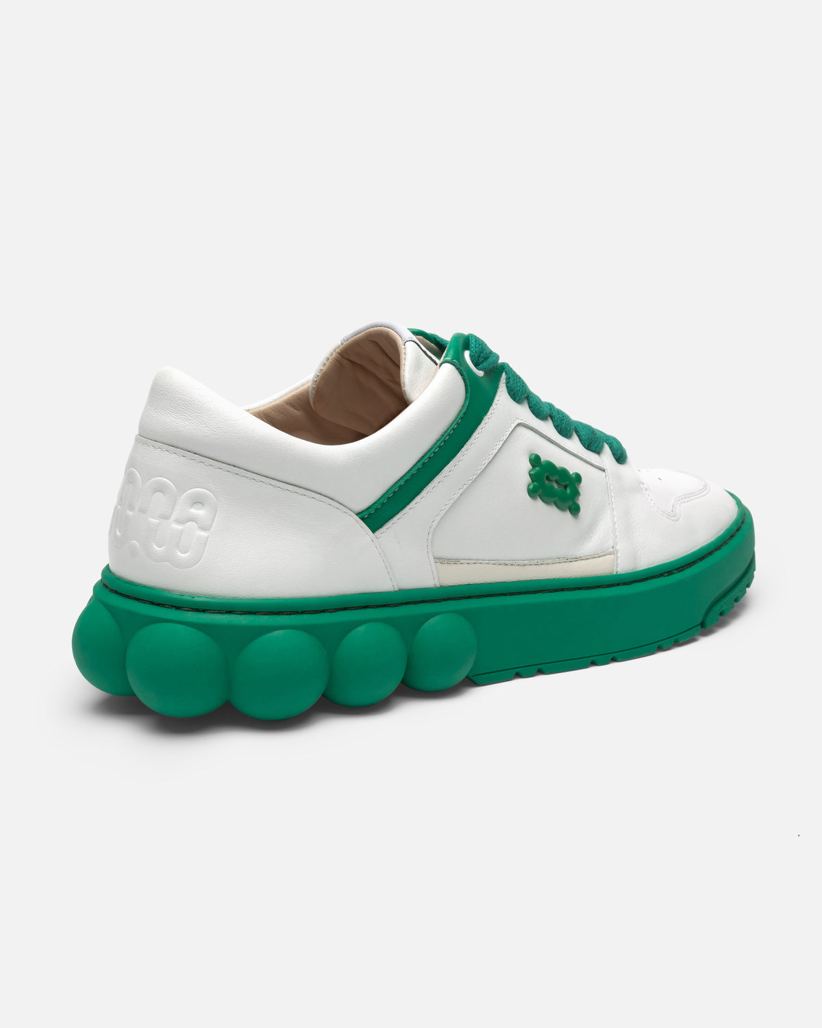 Oyster Emerald/White Leather