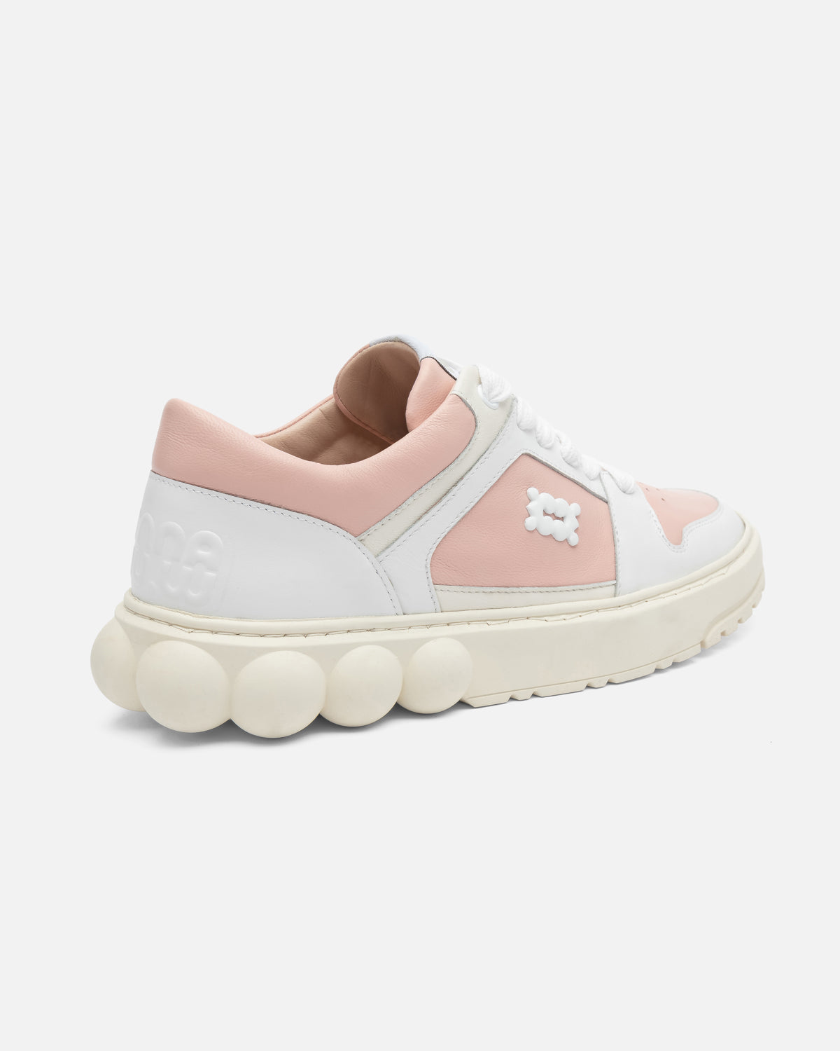 Oyster Pink/White Leather