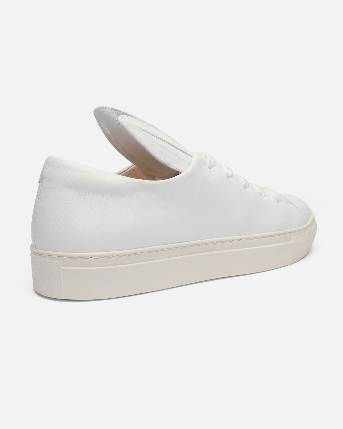 All Ears White Leather