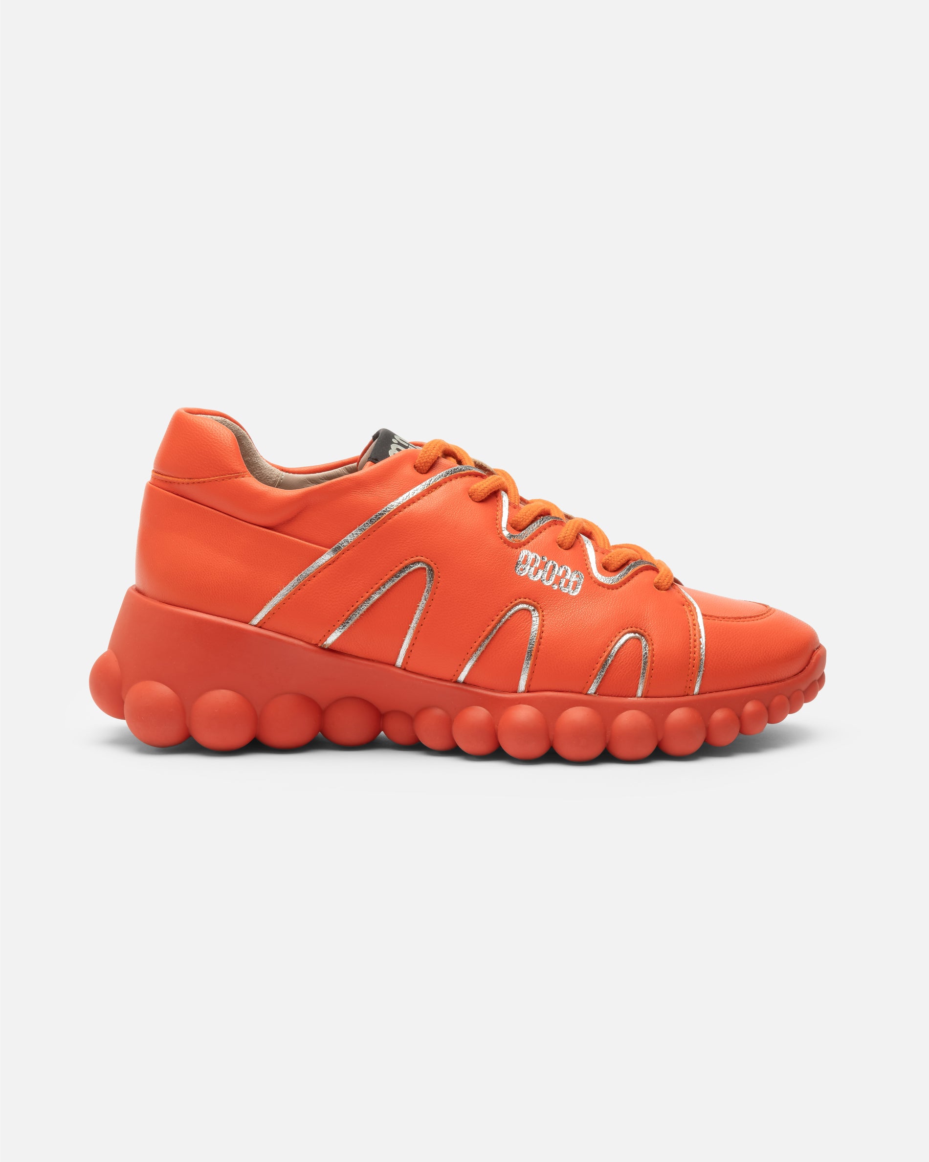 Chain Reaction Orange Leather