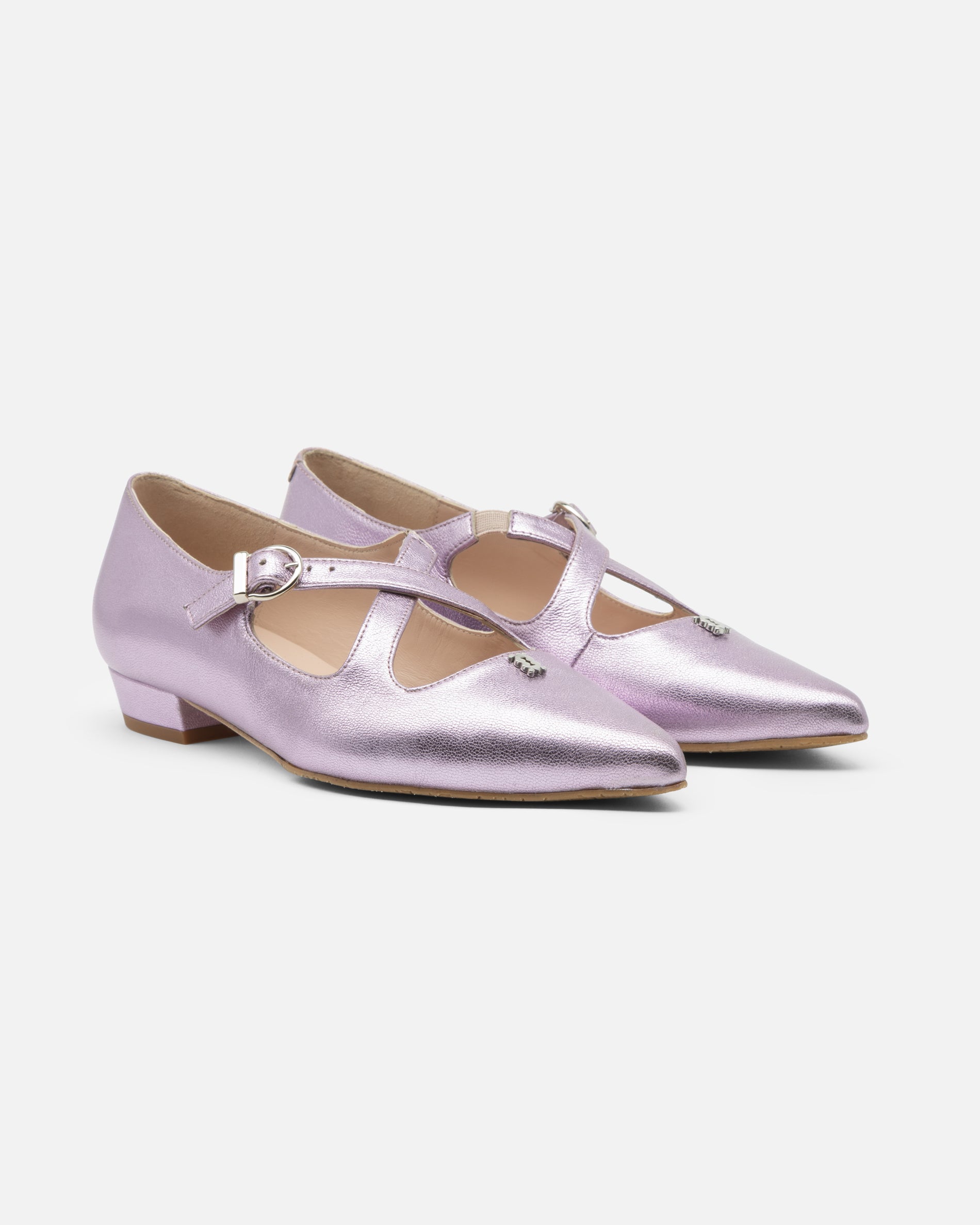 Crop Lilac Metallic