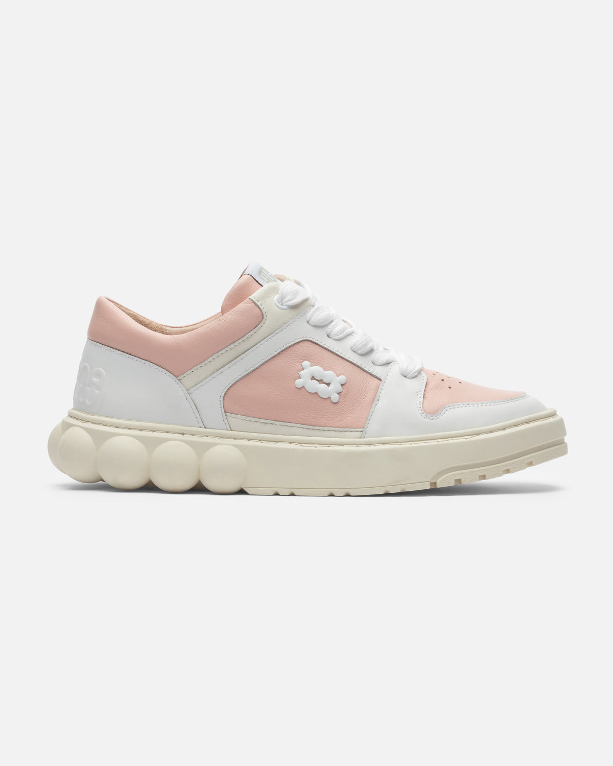 Oyster Pink/White Leather