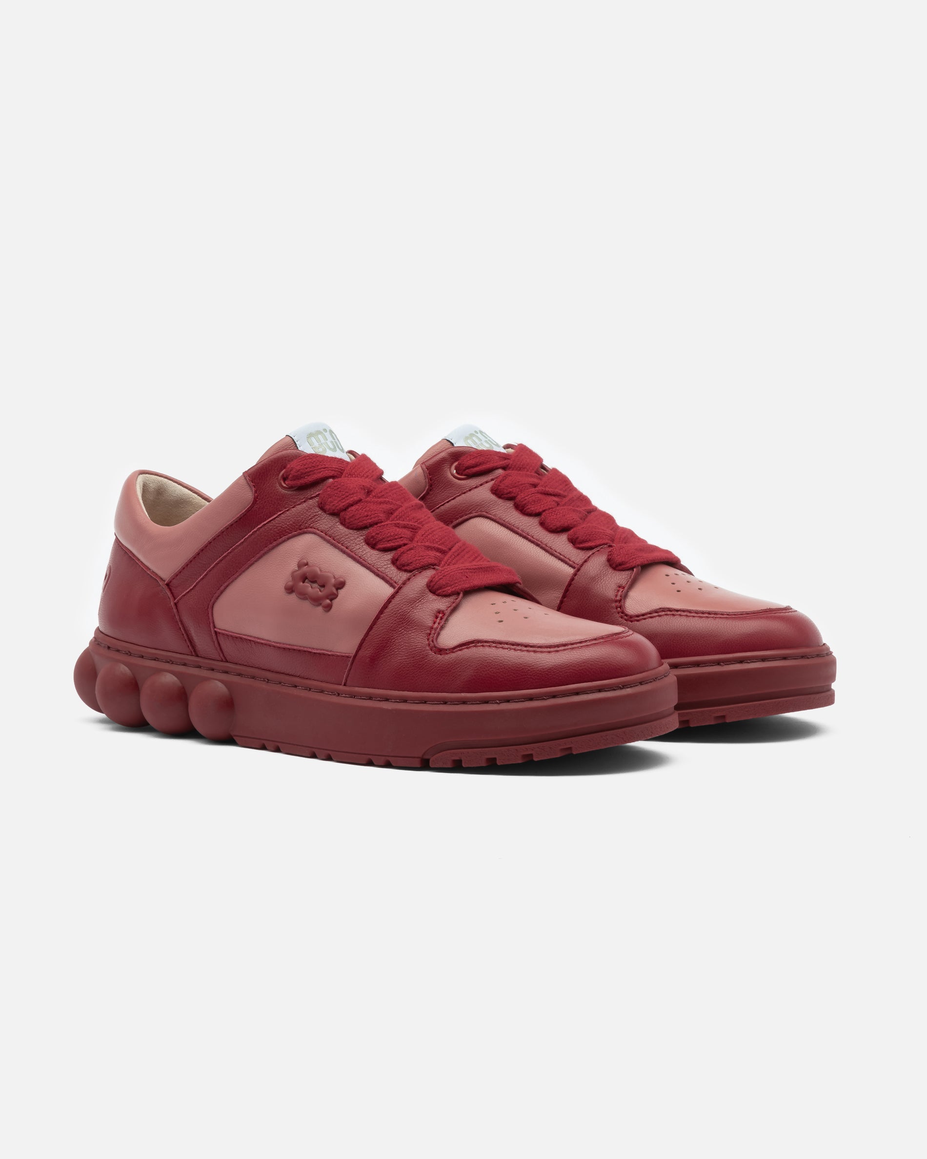 Oyster Cherry/Rose Leather