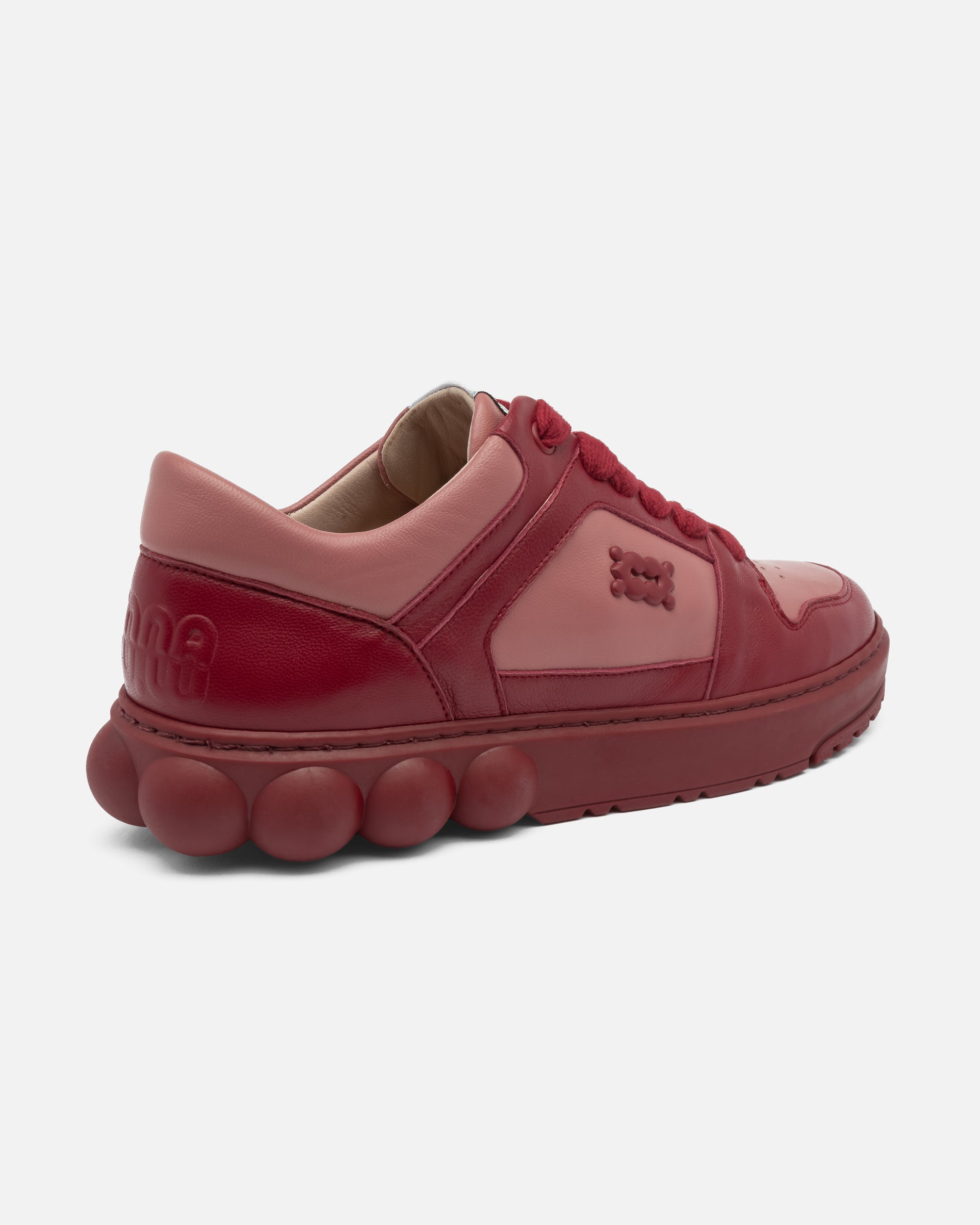 Oyster Cherry/Rose Leather