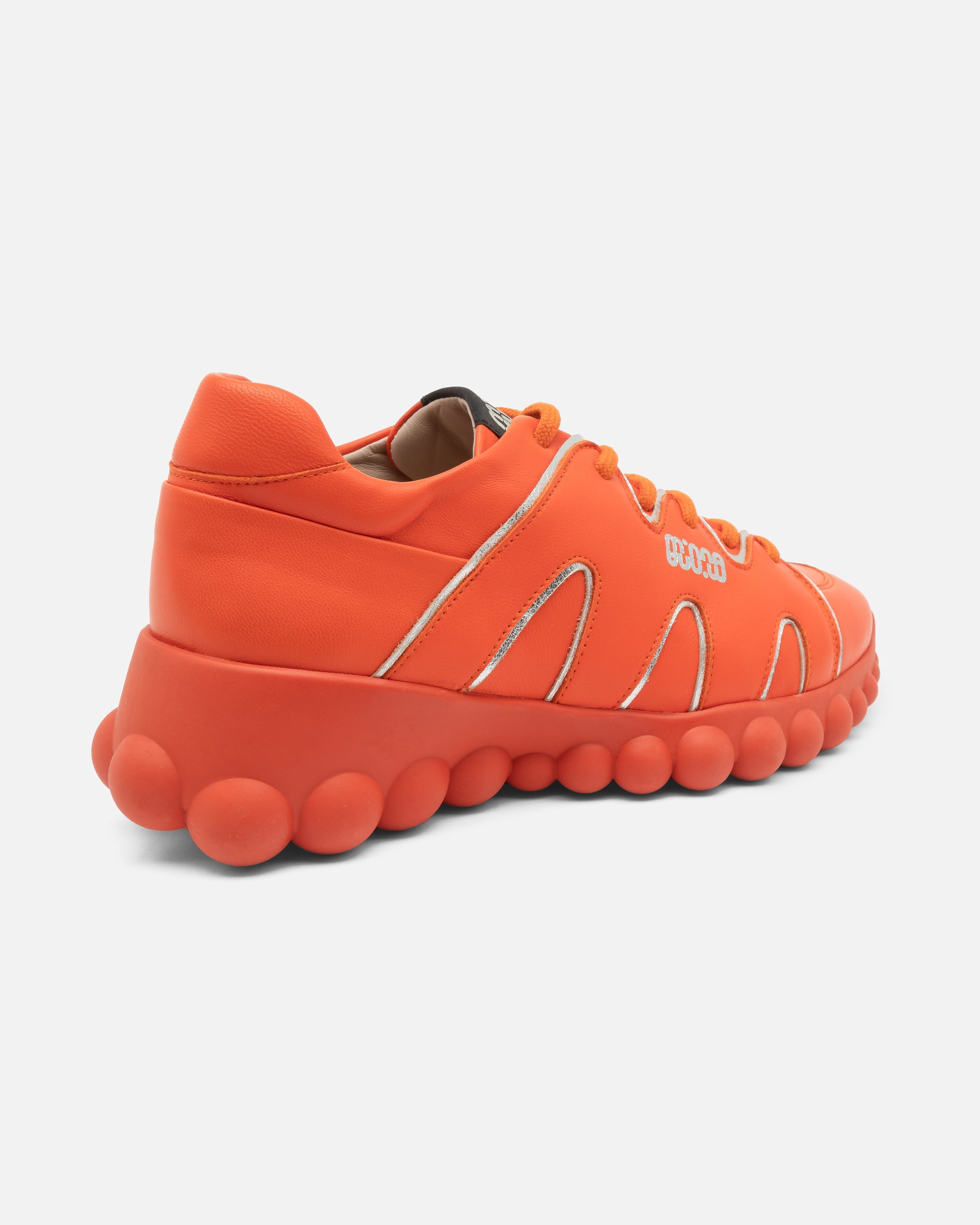 Chain Reaction Orange Leather