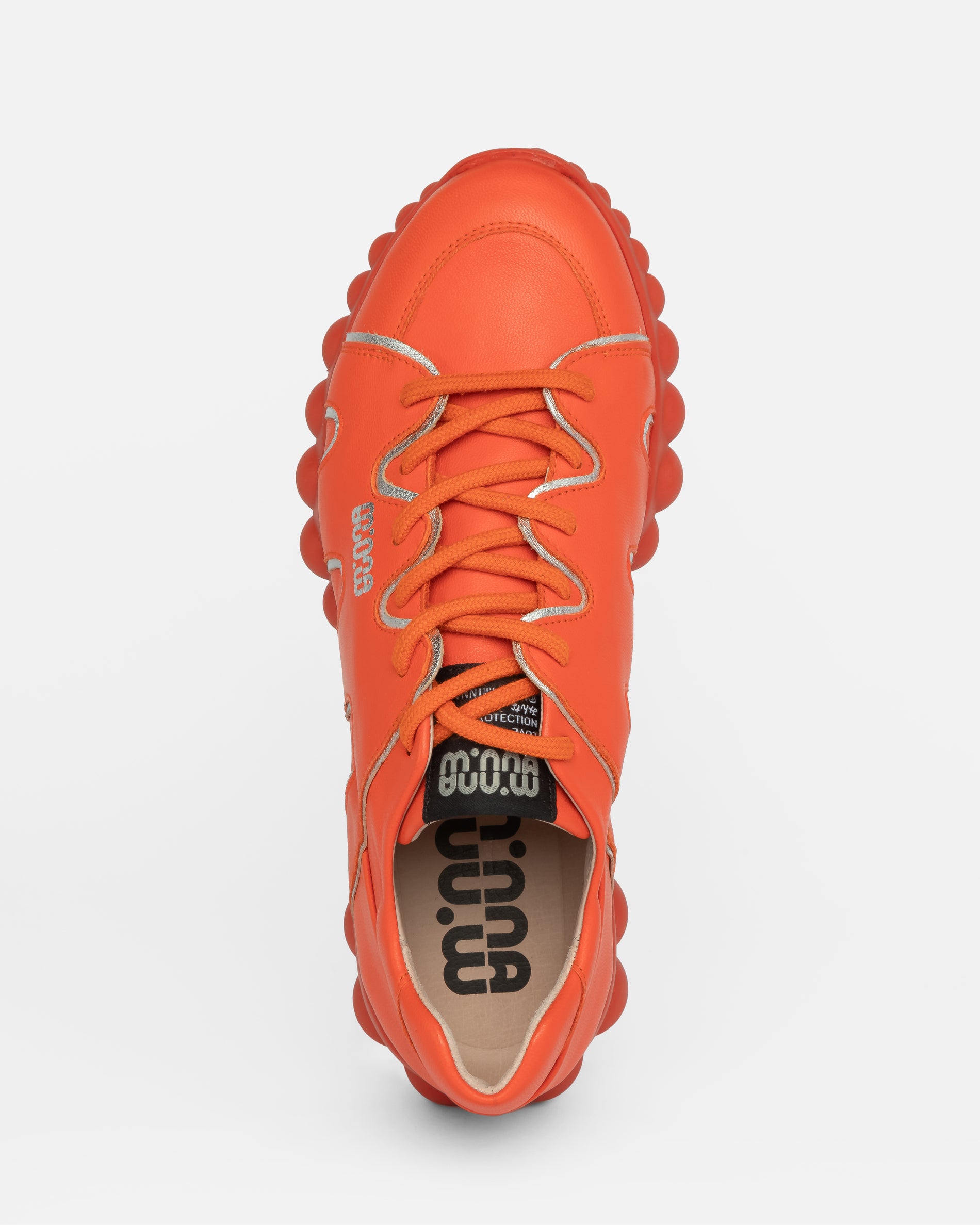 Chain Reaction Orange Leather